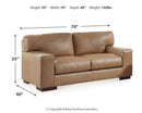 Lombardia Leather Living Room Set