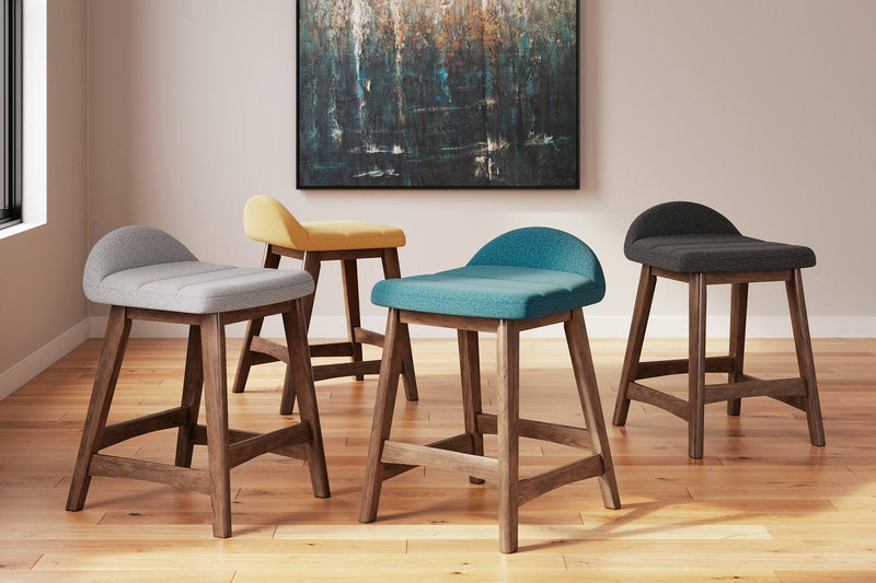 Lyncott Counter Height Bar Stool (Set of 2)