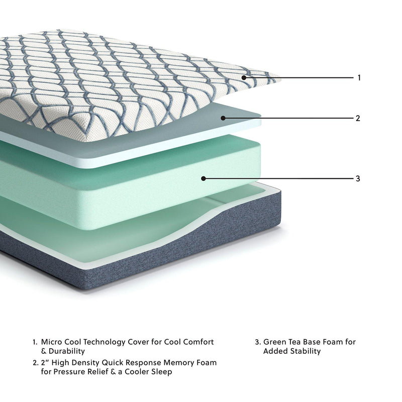 Ashley Sleep Chime Elite Gruve 10" Firm Cool Memory Foam [ONLINE ONLY SALE!]
