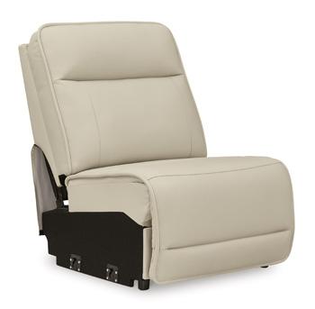 Double Deal Reclining Leather Sectional