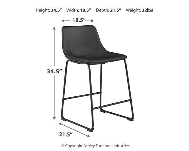 Centiar Counter Height Bar Stool (Set of 2)