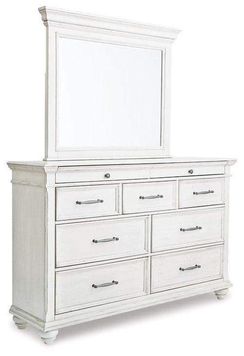 ashley furniture dresser with mirror Kanwyn Dresser and Mirror