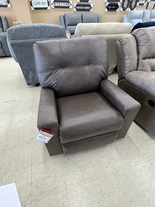 BARLIN MILLS UMBER ROCKER RECLINER