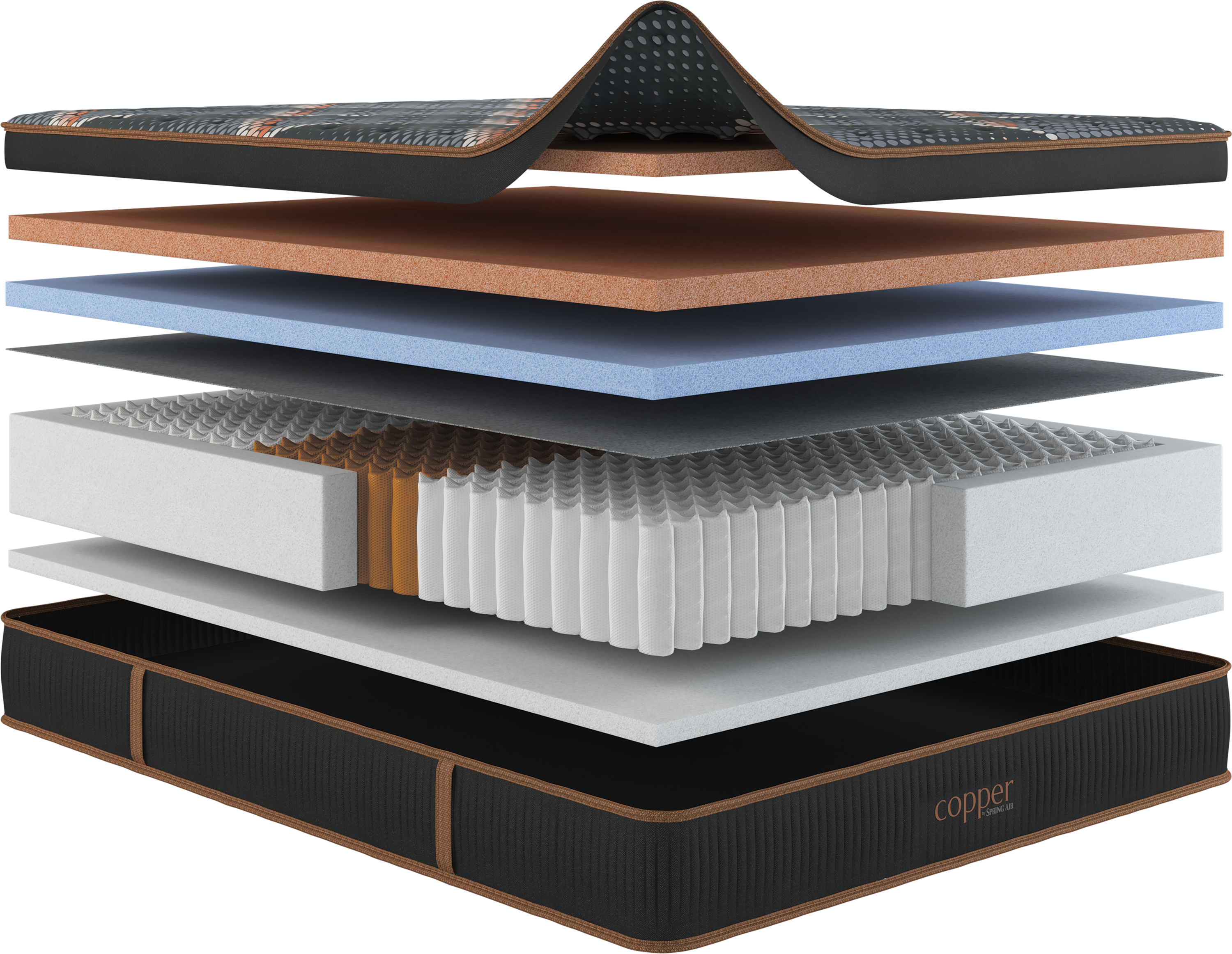 Spring Air Copper Hybrid Plush Euro-Top Mattress [MADE IN IOWA!]