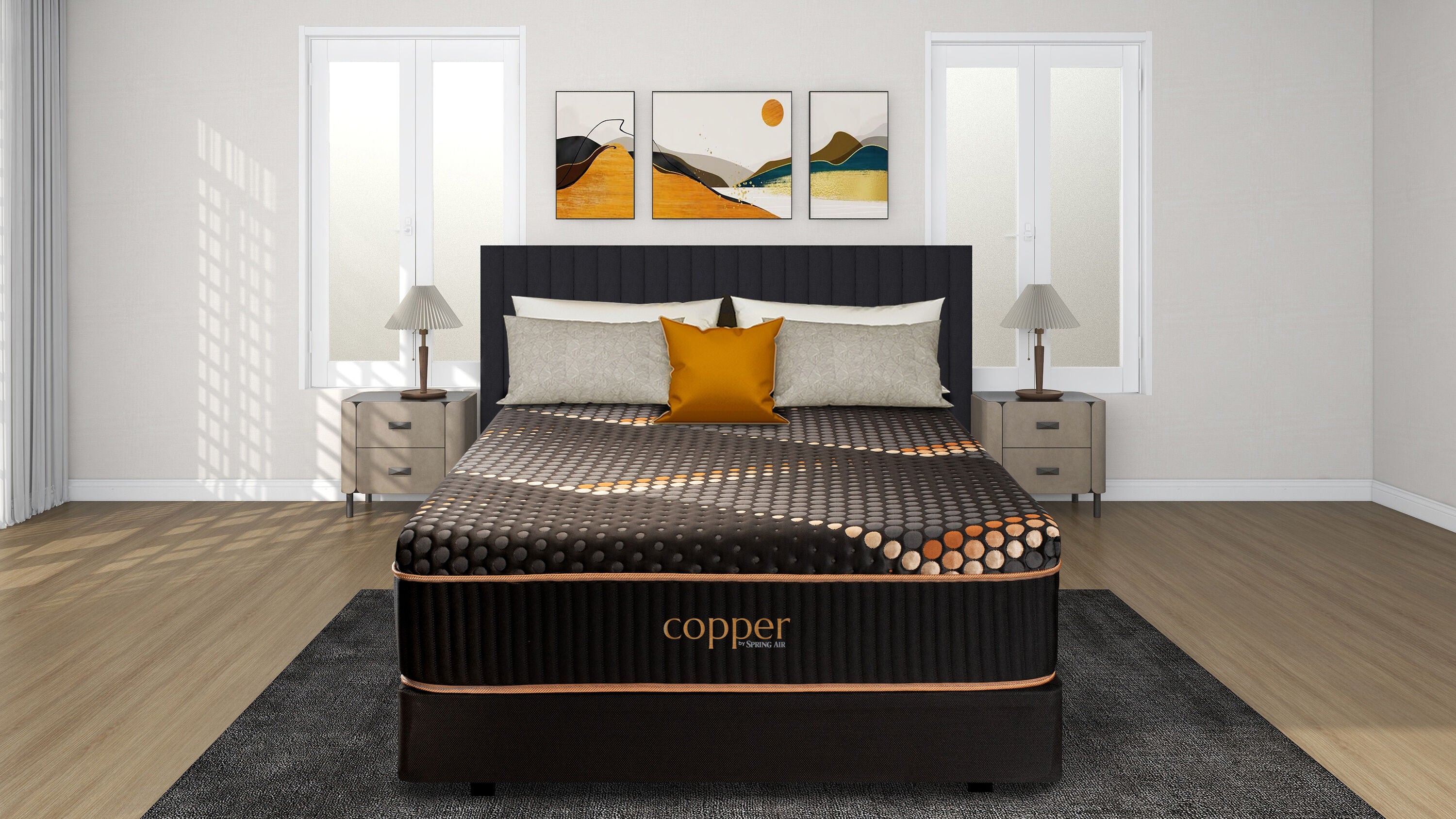 Spring Air Copper Foam Firm Hybrid Mattress (Split Head Available) [MADE IN IOWA!]