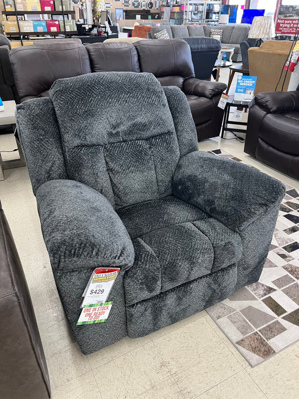 FROHN CHARCOAL ROCKER RECLINER