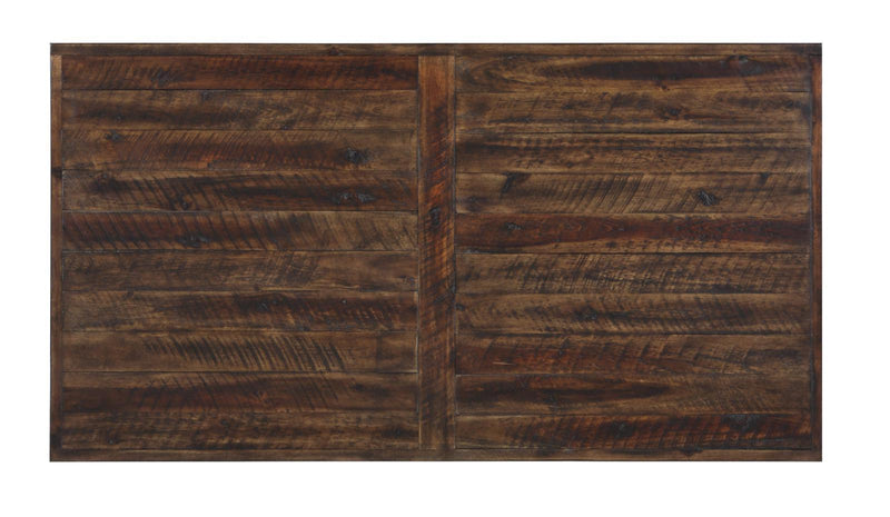 Flexsteel Carpenter Rectangular Lift-Top Cocktail Table with Casters in Rustic Brown