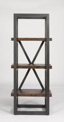 Flexsteel Carpenter Side Pier in Rustic Brown