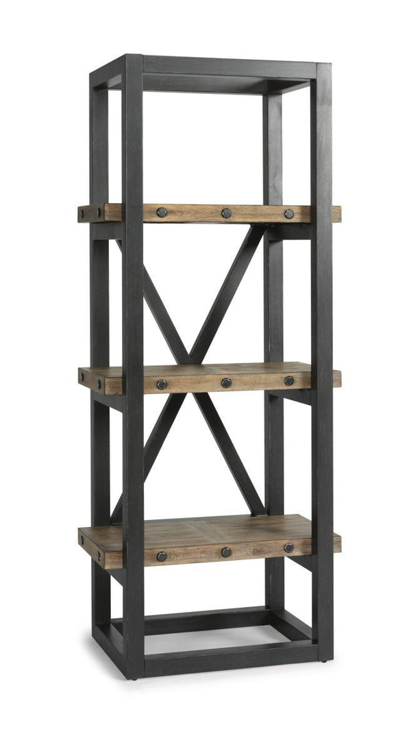 Flexsteel Carpenter Side Pier in Rustic Gray