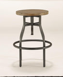 Flexsteel Carpenter Stool in Rustic Gray