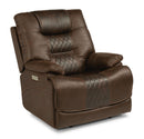 Flexsteel Dakota Power Recliner with Power Headrest and Lumbar