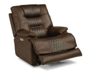 Flexsteel Dakota Power Recliner with Power Headrest and Lumbar