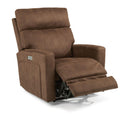 Flexsteel Ezra Power Recliner with Power Headrest and Lumbar