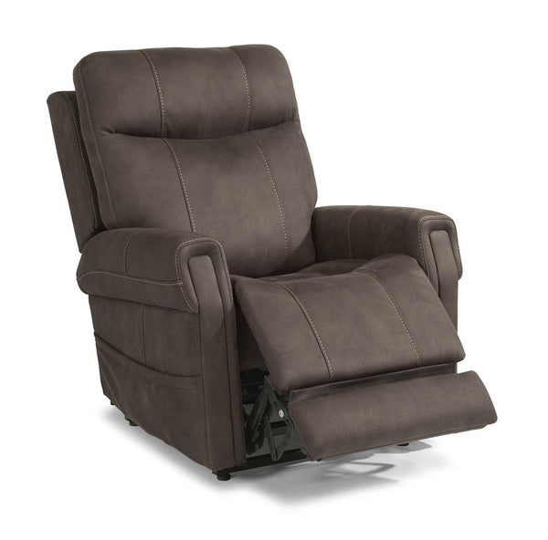 Flexsteel Jenkins Power Lift Recliner with Power Headrest and Lumbar