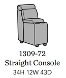 Flexsteel Latitudes Astra Leather Straight Console