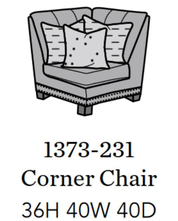 Flexsteel Latitudes Port Royal Leather Corner Chair