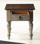 Flexsteel Plymouth End Table in Two-Tone