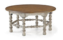 Flexsteel Plymouth Round Cocktail Table in Two-Tone