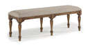 Flexsteel Wynwood Plymouth Bench in Brown