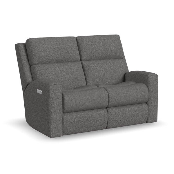 Score 2805-60L Power Reclining Loveseat with Power Headrests & Lumbar