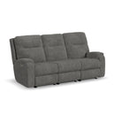 Penn 2860-62L Power Reclining Sofa with Power Headrests & Lumbar