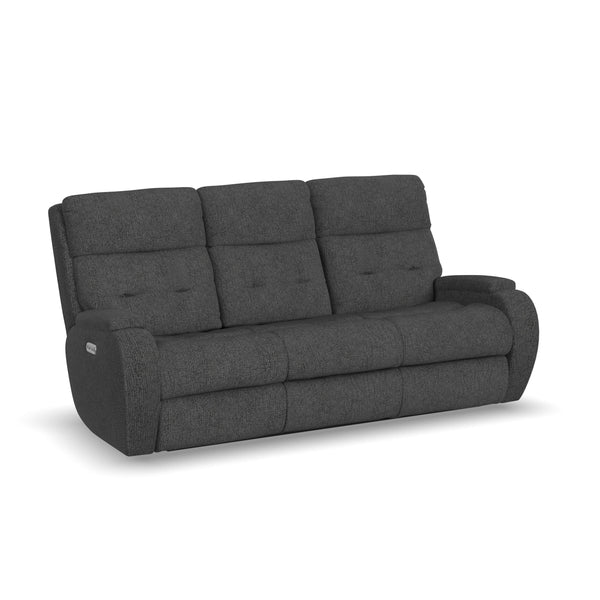 Strait 2906-62H Power Reclining Sofa with Power Headrests