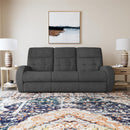 Strait 2906-62H Power Reclining Sofa with Power Headrests