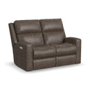 Score B3805-60L Power Reclining Loveseat with Power Headrests & Lumbar