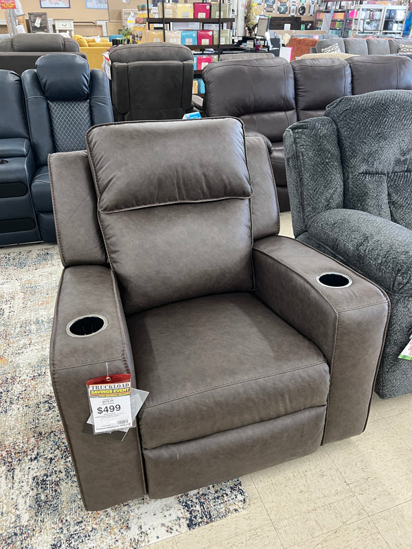 LAVENHORNE UMBER ROCKER RECLINER