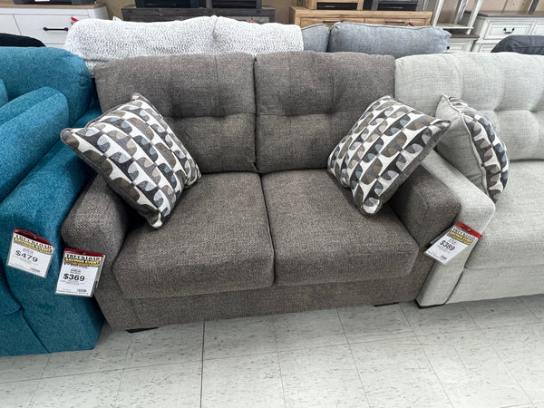 MAHONEY CHOCOLATE LOVESEAT