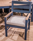 East Beach Outdoor Arm Chair with Cushion (Set of 2)