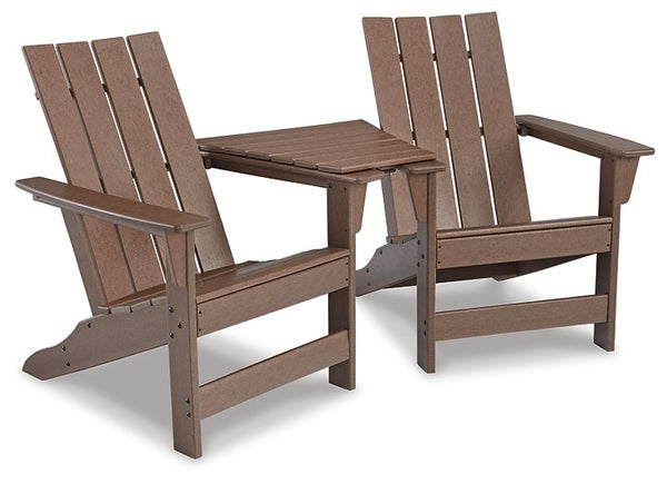 Emmeline 2 Adirondack Chairs with Tete-A-Tete Table Connector image