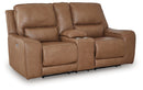 DeepWakes Power Reclining Loveseat with Console