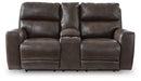 Crossplex Power Reclining Loveseat with Console