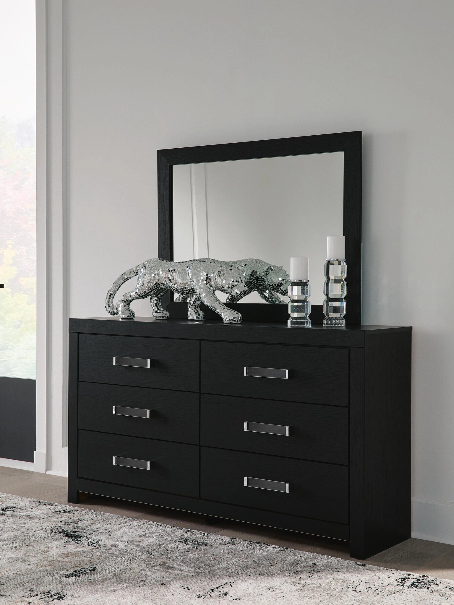 Maeling Dresser and Mirror