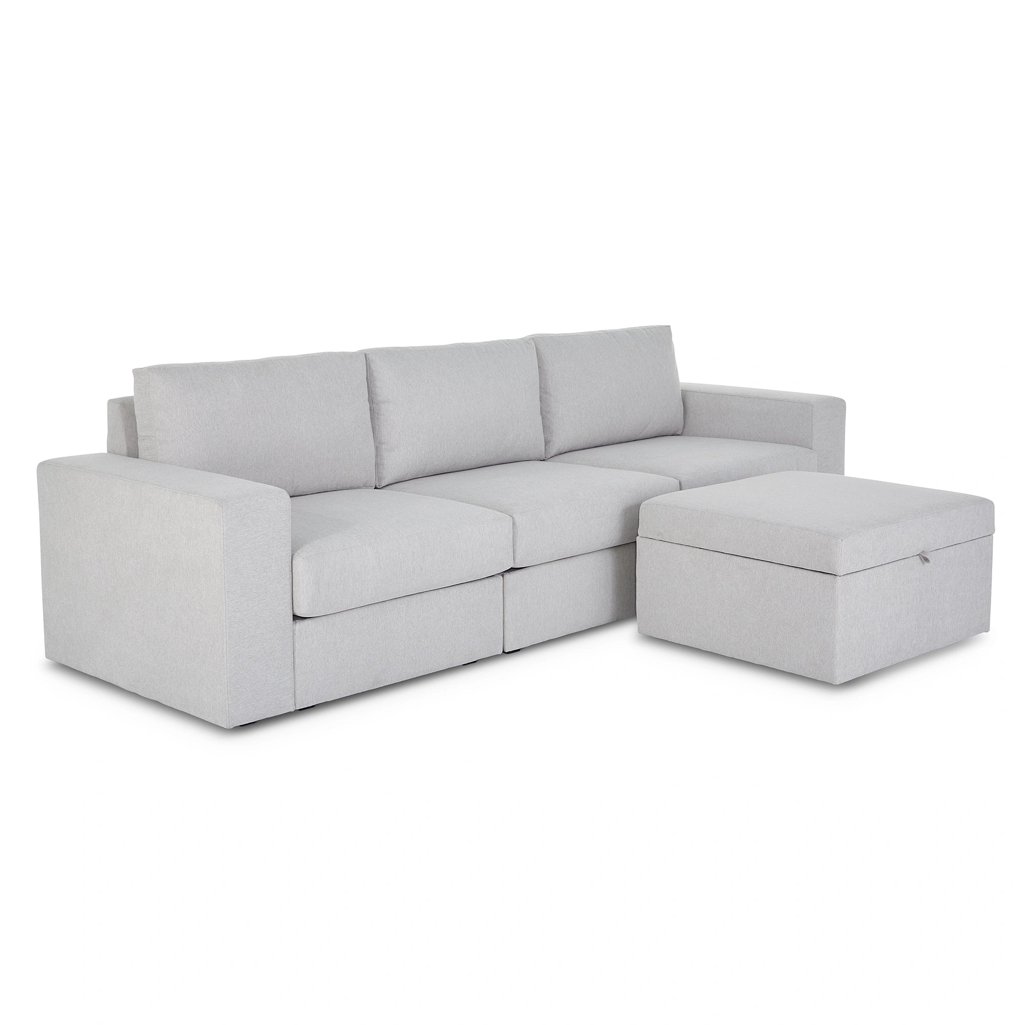 Flex Sofa with Wide Arm and Storage Ottoman - 5000003461