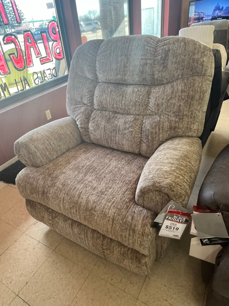 MOVIE MAN TAUPE RECLINER