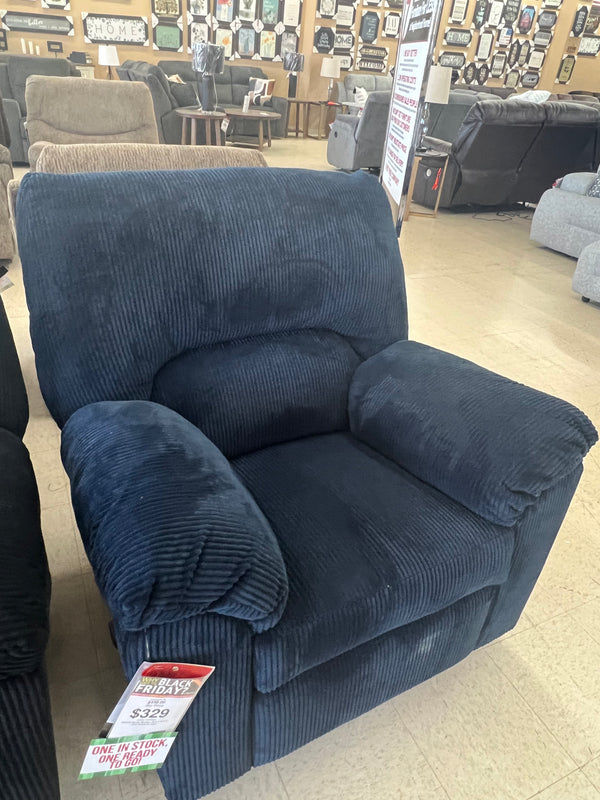 SIMPLEJOY NAVY ROCKER RECLINER